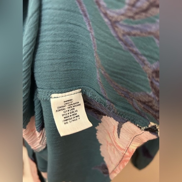 BILLABONG Just Like You Dress Womens Rayon Boho Floral Tunic Mini Dress Size S/P - Picture 11 of 14